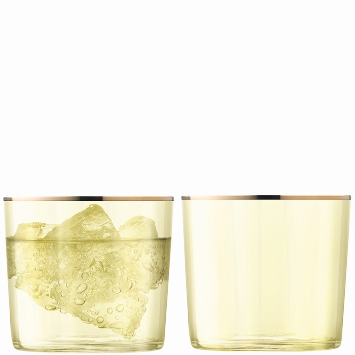 Набор из 2 стаканов Sorbet, 310 мл, светло-жёлтый