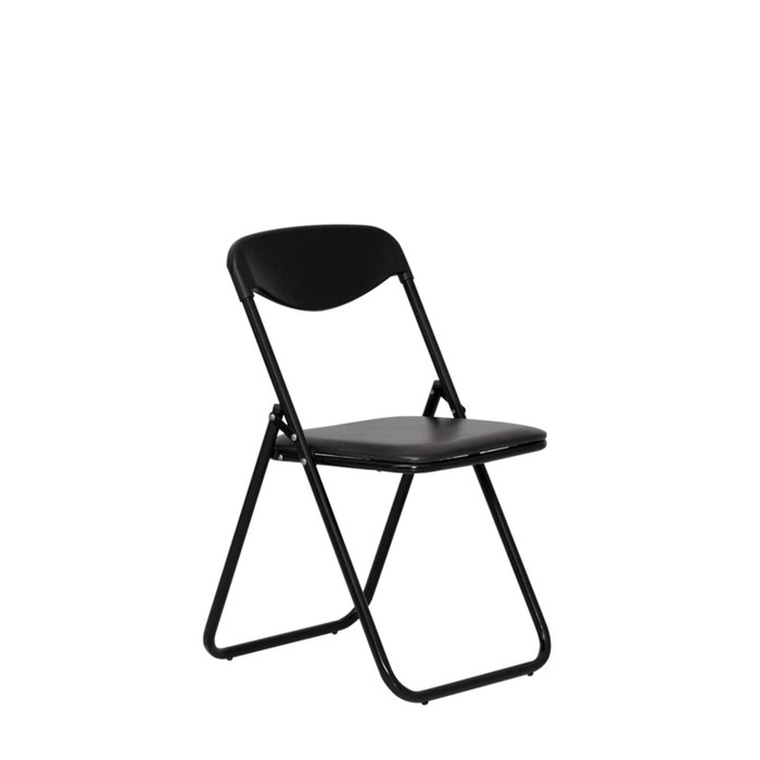 Стул JACK BLACK, искусственная кожа, чёрный