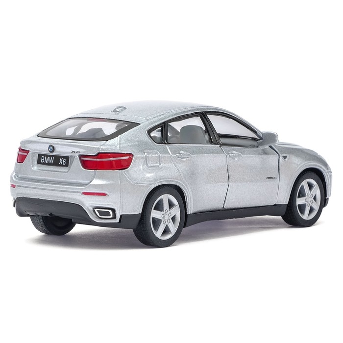 Машина металлическая BMW X6, масштаб 1:38, открываются двери, инерция, МИКС