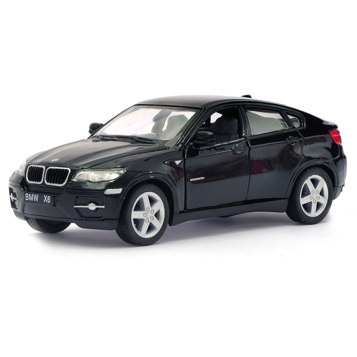Машина металлическая BMW X6, масштаб 1:38, открываются двери, инерция, МИКС