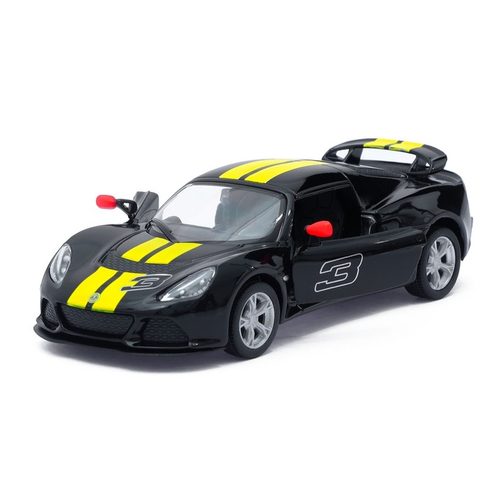 Машина металлическая Lotus Exige S, масштаб 1:32, открываются двери, инерция, МИКС