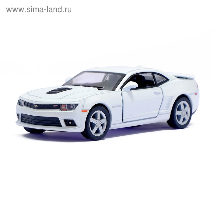 Металлический транспорт  Сима-Ленд Машина металлическая Chevrolet Camaro, 1:38, открываются двери, инерция, цвет белый