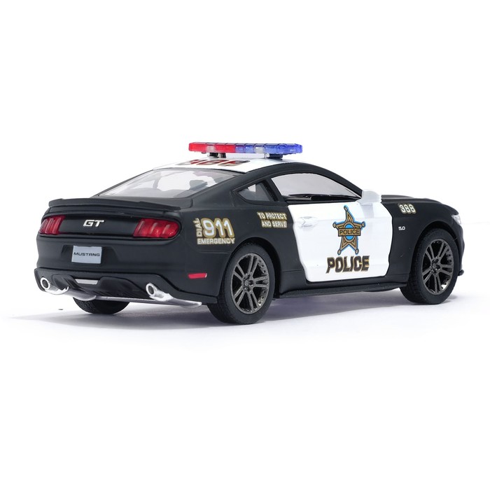 Машина металлическая Ford Mustang GT (Police), масштаб 1:38, открываются двери, инерция, МИКС