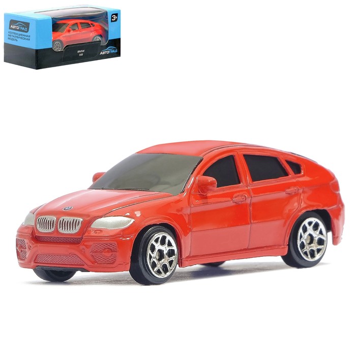 Машина металлическая "BMW X6", масштаб 1:64, МИКС