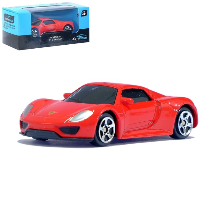 Машина металлическая "PORSCHE 918 SPYDER ", масштаб 1:64, МИКС