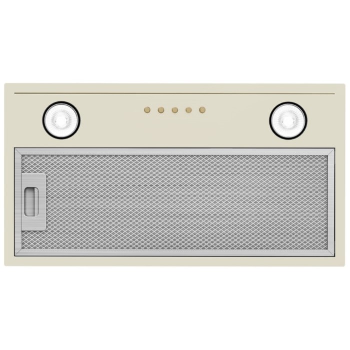 Вытяжка Königin Flatbox 50 IV, 650 м³/ч, 3 скорости, бежевый