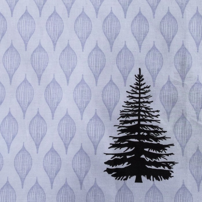 Постельное бельё Ночь Нежна Евро Елки 220х200 см, 220х200 см, 70х70(2) см, бязь 120 г/м хл100%