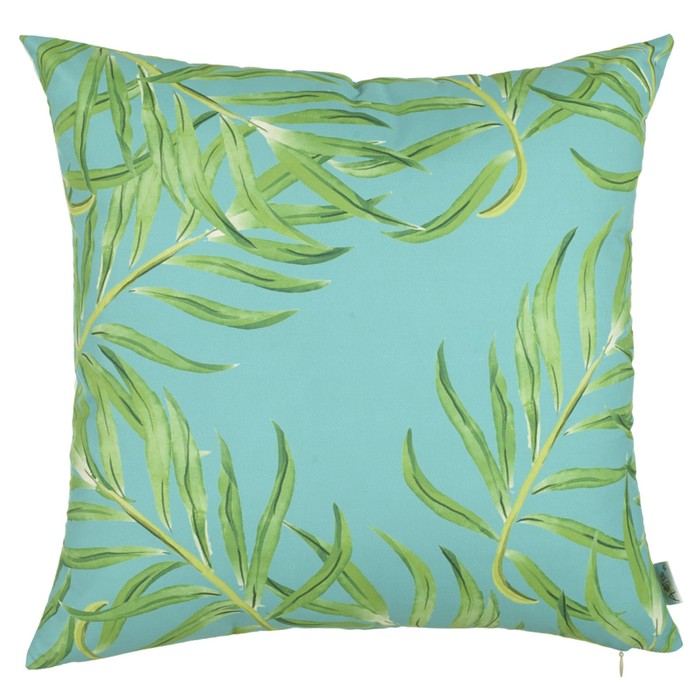 Наволочка декоративная "Джангл", размер 43х43 см, бирюза, микрофибра