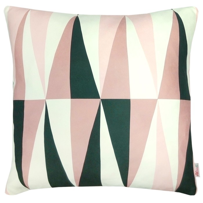 Наволочка декоративная "Эпсилон", размер 43х43 см, розовый, микрофибра