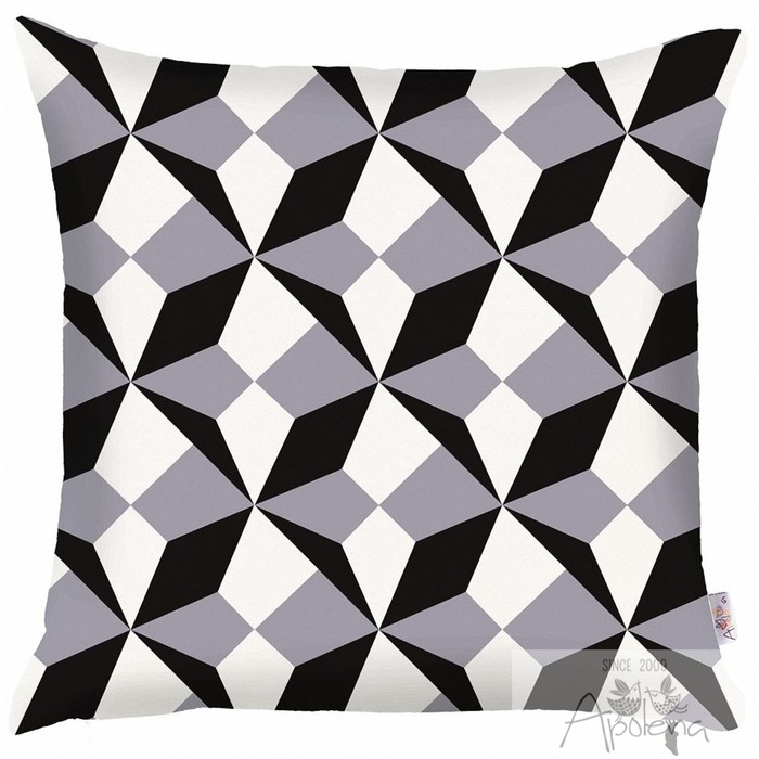 Наволочка декоративная "Оптикал", размер 40х40 см, хлопок