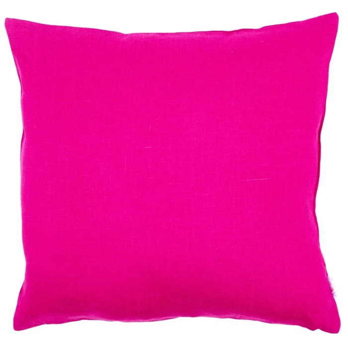 Наволочка декоративная "Фуксия", размер 43х43 см, лён