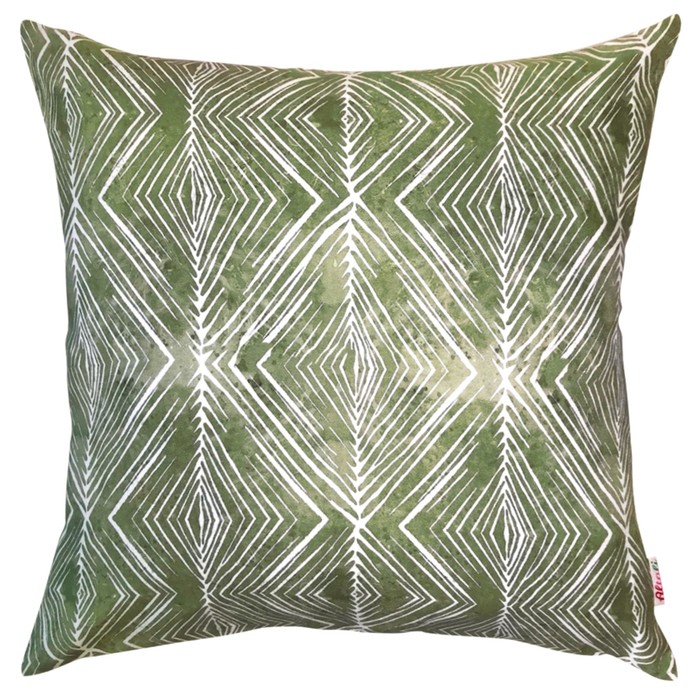 Наволочка декоративная "Парма", размер 43х43 см, зелёный, хлопок