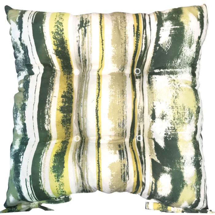 Подушка на стул "Бамбук", размер 41х41 см, хлопок