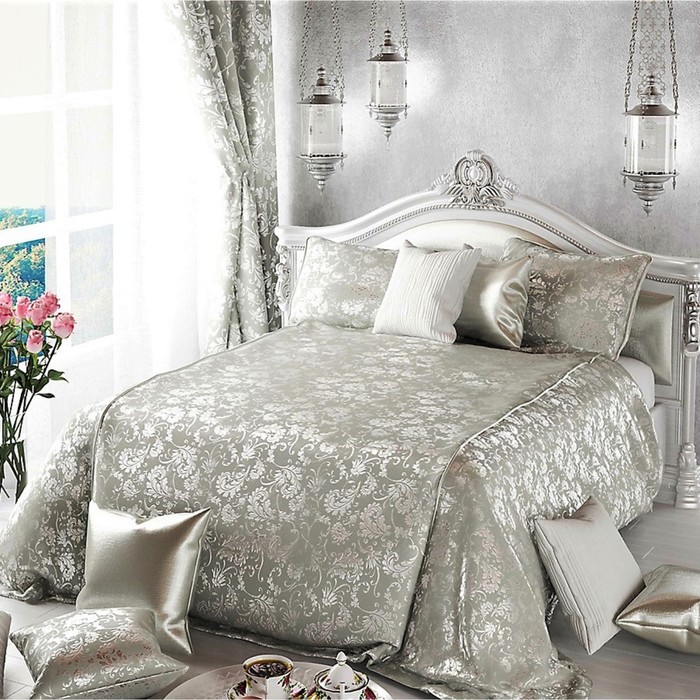 Покрывало Classical Rose, размер 240х240см, жаккард