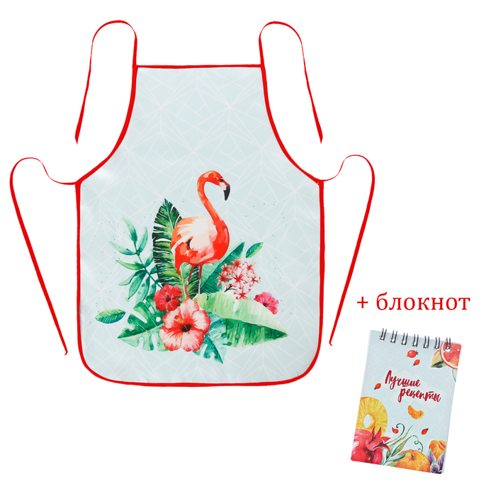 Подарочный набор "Замечательной дочке": фартук, блокнот
