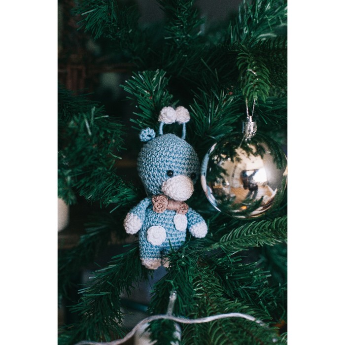 Игрушки на ёлку «Лесные зверушки», набор для вязания, 15 × 13 × 4 см