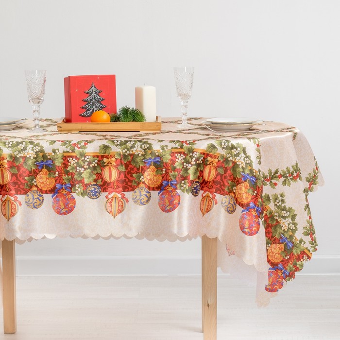 Скатерть Collorista "Рождество" 110*140 см, 100% п/э
