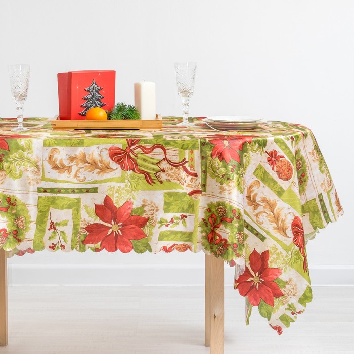 Скатерть Collorista "Сочельник" 140*180 см, 100% п/э