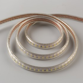 

Светодиодная лента ЯРКАЯ 220В,SMD5630, 100 м, IP68, 120 LED, 25 Вт/м,35 Лм/LED, AC, БЕЛЫЙ