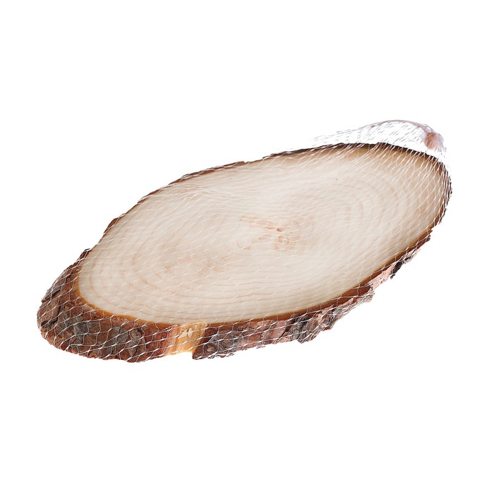 Спил сосны косой, шлифованный с одной стороны, 16х26см, толщина 1,5см