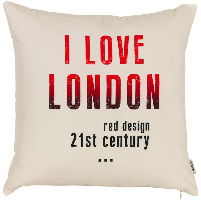 Наволочка декоративная "Лондон", размер 45х45 см, хлопок