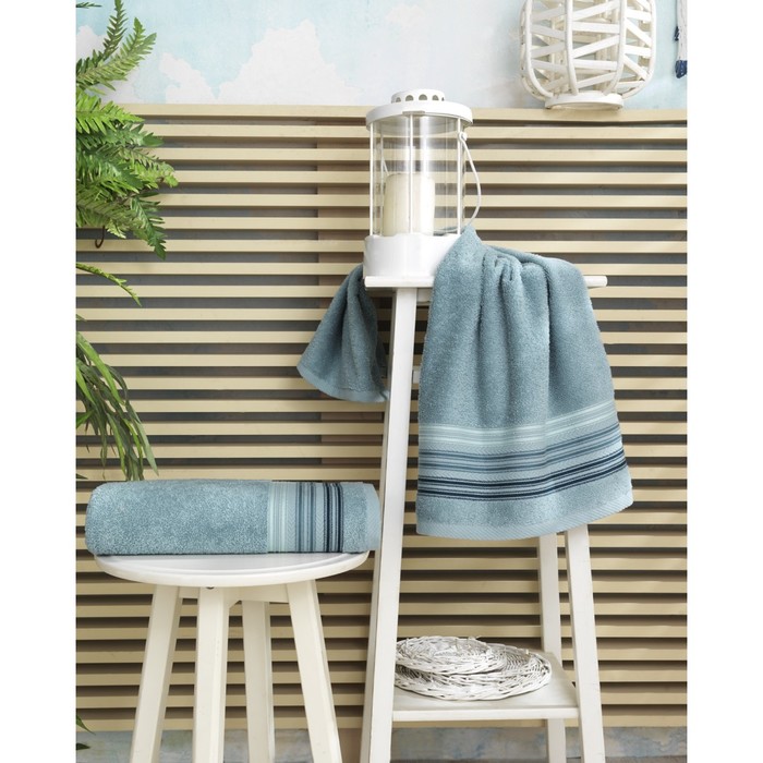 Полотенце Paula, размер 70х140 см, цвет ментол