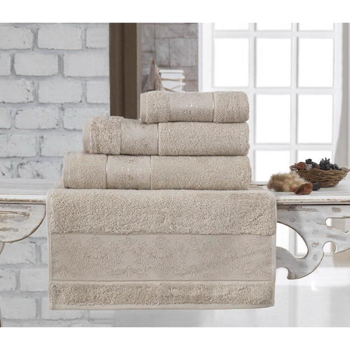 Полотенце Pandora, размер 70х140 см, капучино, махра 500 г/м2