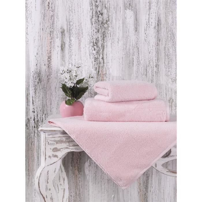 Полотенце Mora, размер 90х150 см, пудра, микрокоттон 600 г/м2
