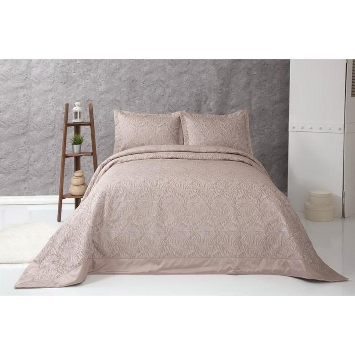 Комплект Gabel: покрывало 260 × 260 см, наволочки 50 × 70 см - 2 шт, кофейный