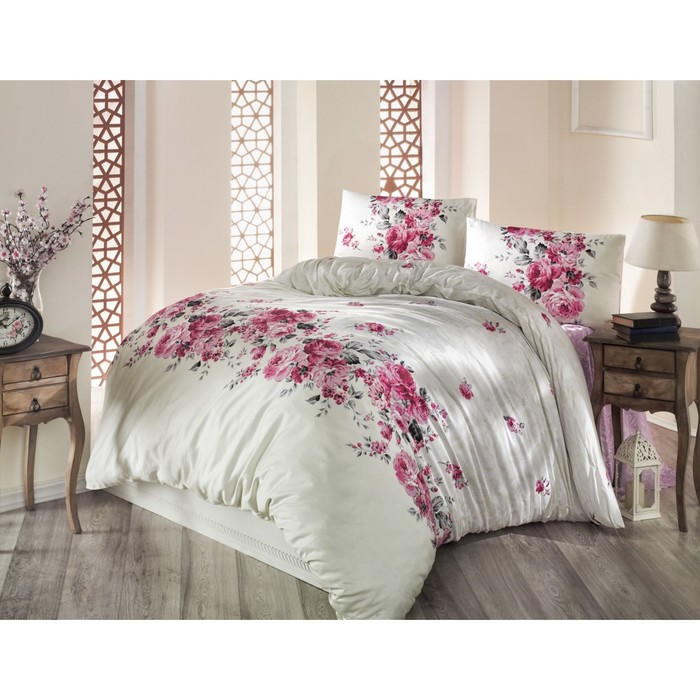 КПБ Belissa 1,5 сп, 160х240 см, 160х220 см, 50х70 см, кремовый