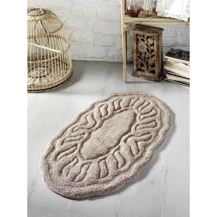 Коврик для ванной Wenge, размер 50х80 см, цвет коричневый