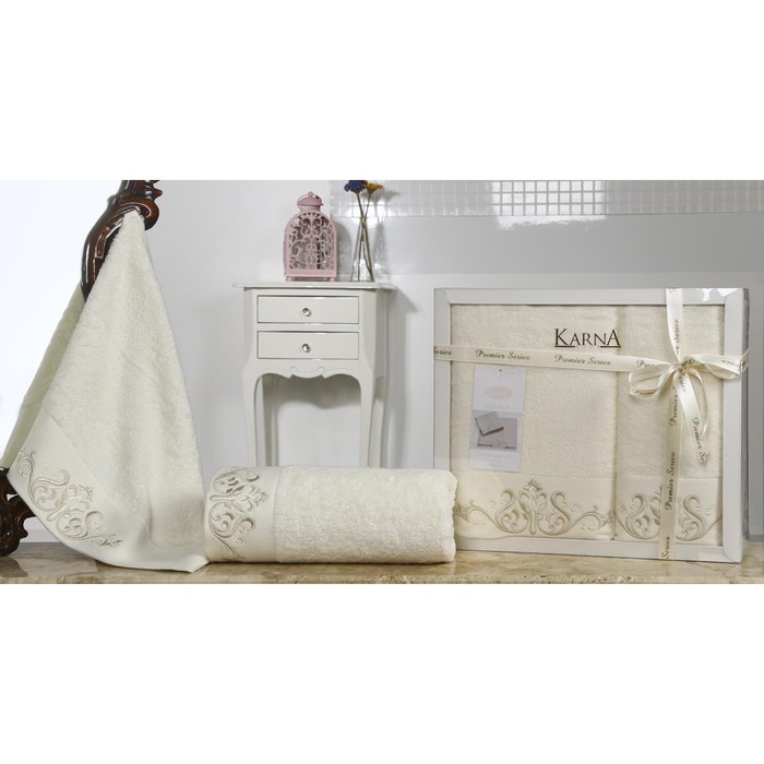 КМП Velsen, 50х90 см, 70х140 см, 400 г/м2, кремовый