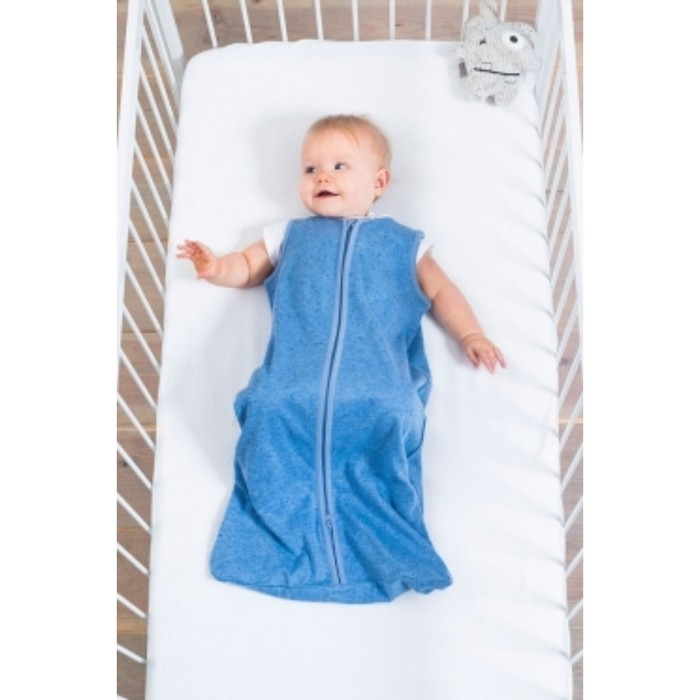 Спальный мешок, размер 90 см, синий меланж