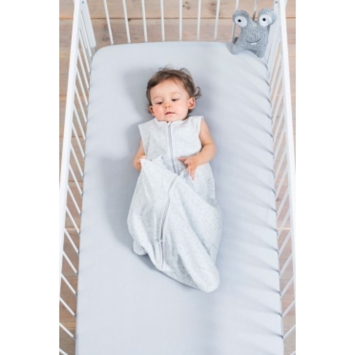 Спальный мешок, размер 90 см, серый меланж