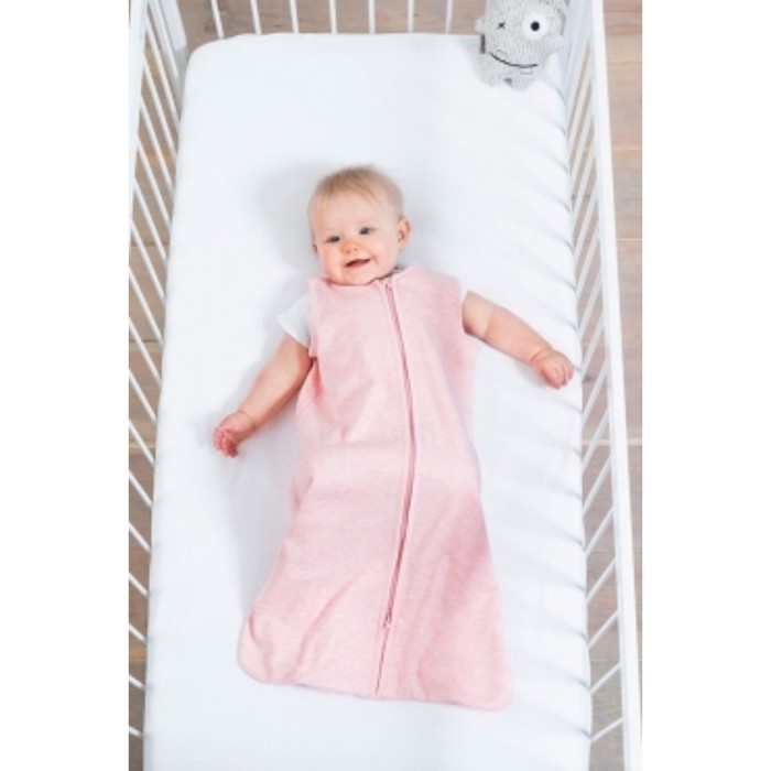 Спальный мешок, размер 110 см, розовый меланж