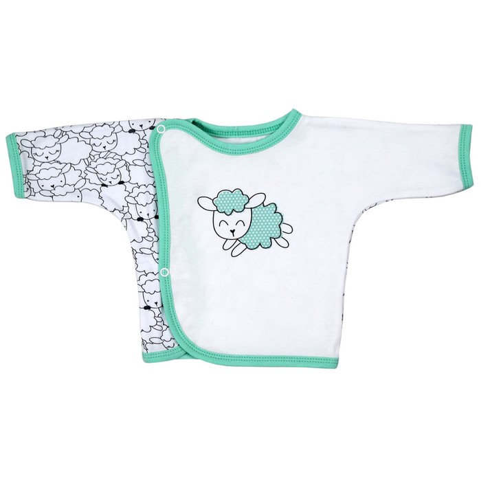 Распашонка детская (5 шт. в уп.), рост 68 см, цвет бирюзовый 5313