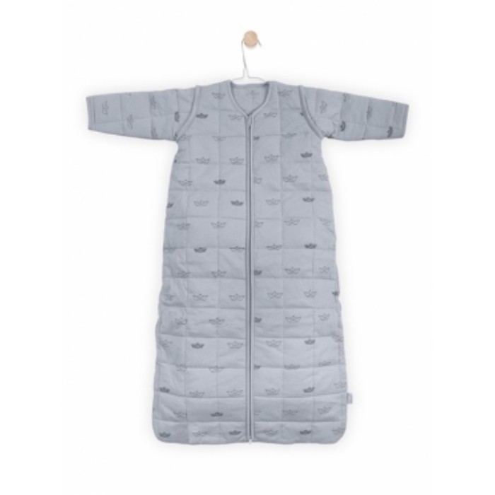 Спальный мешок "Серые кораблики", размер 70 см, 0-9 месяцев