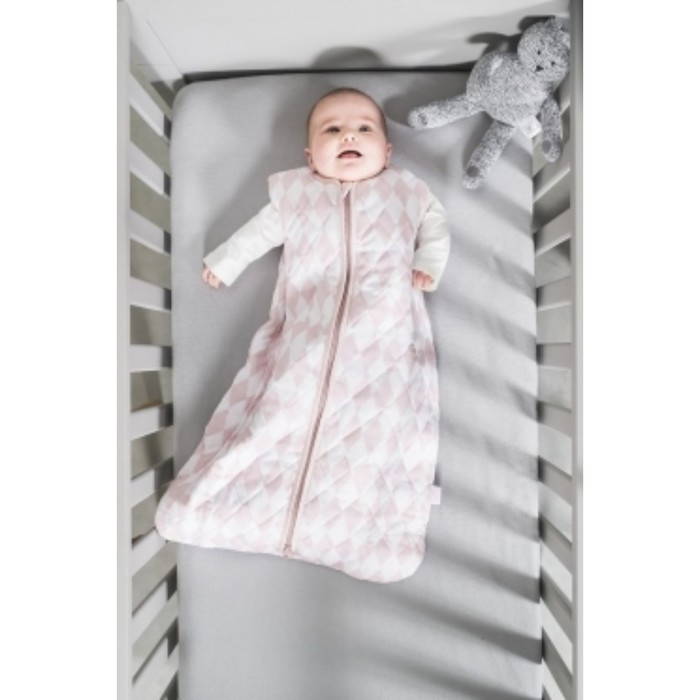 Спальный мешок "Розовые ромбы", длина 90 см, 9 мес-1,5 года