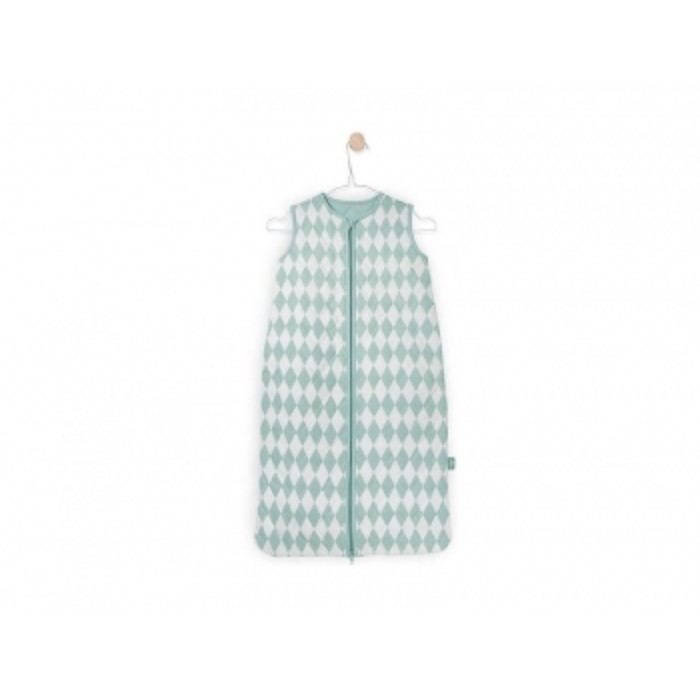 Спальный мешок "Зелёные ромбы", длина 70 см, 0-9 месяцев