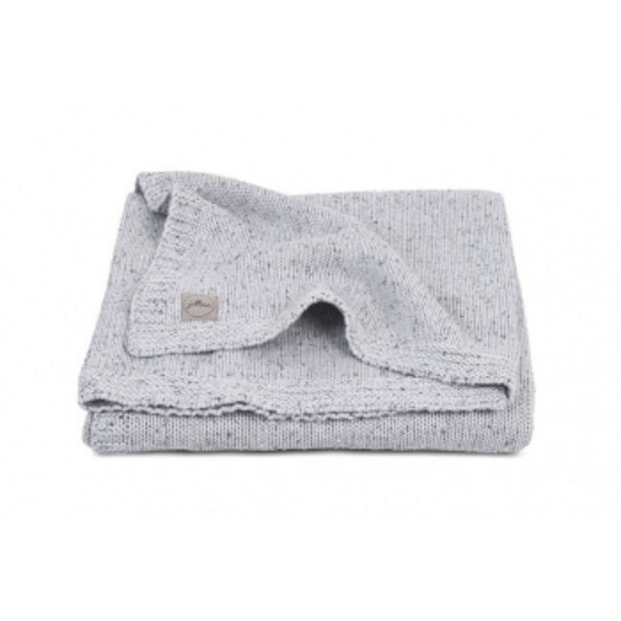 Плед вязаный Confetti knit, размер 75х100 см, цвет серый