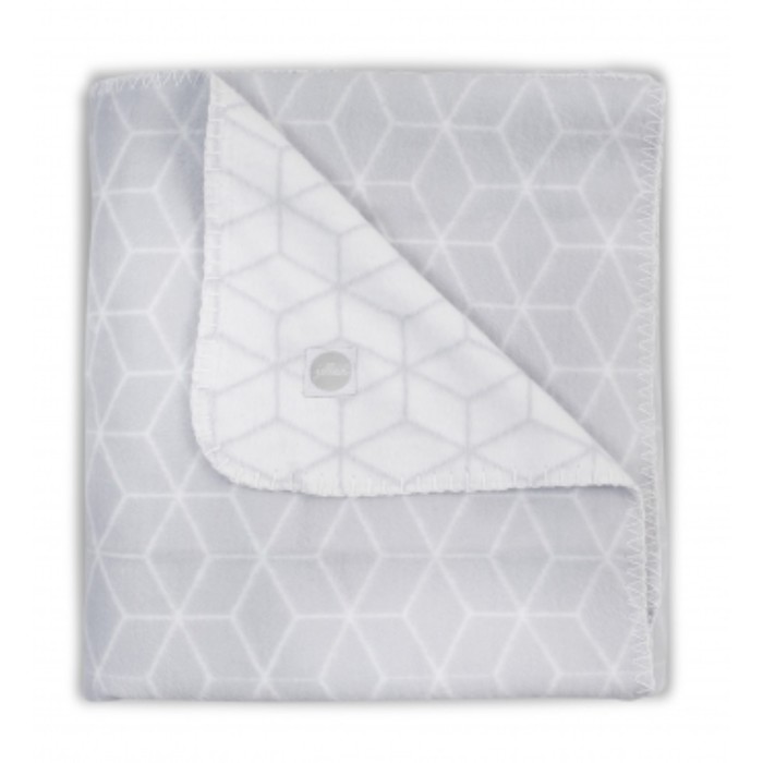 Плед байковый, размер 75х100 см, цвет серый