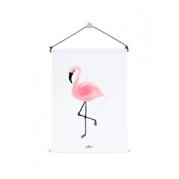 Панно "Фламинго", размер 42х60 см
