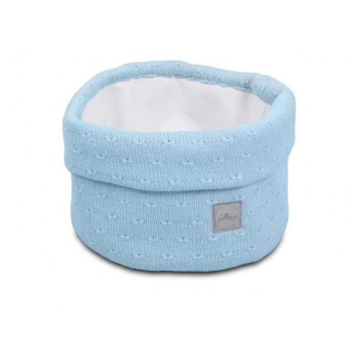 Корзина Soft knit, размер 14х31 см, цвет голубой