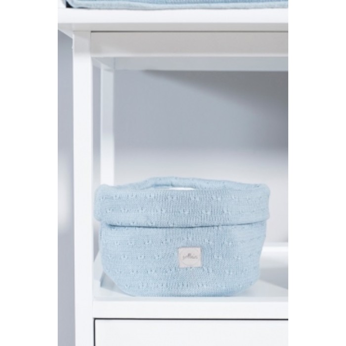 Корзина Soft knit, размер 14х31 см, цвет голубой
