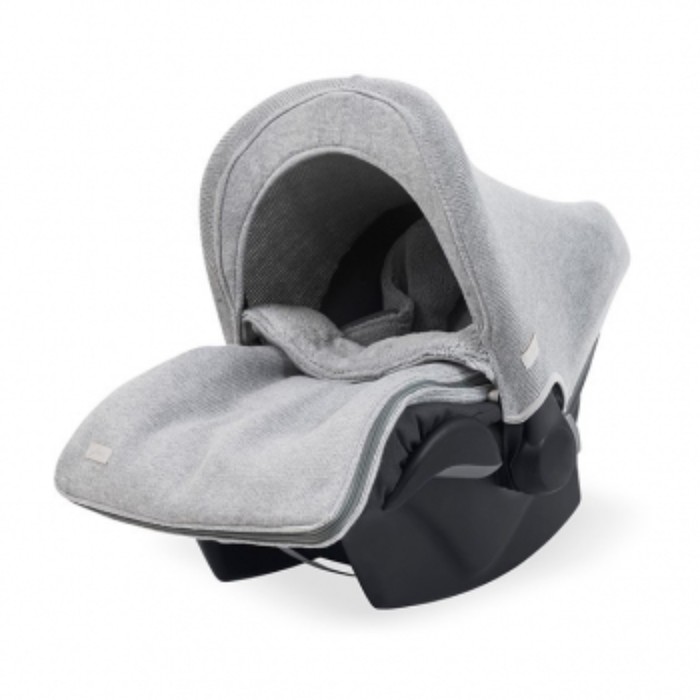 Конверт демисезонный, размер 43х78 см, 0-9 мес., серый