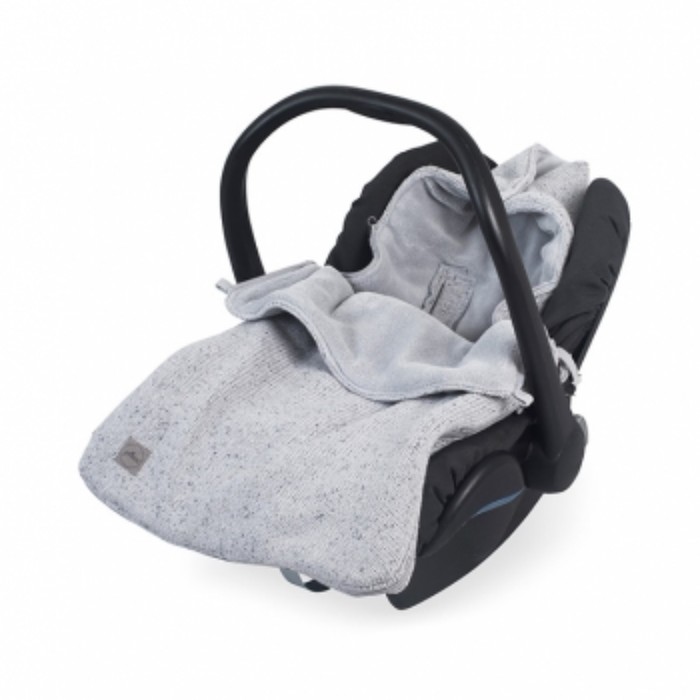 Конверт демисезонный Confetti knit, размер 42х82см, цвет серый