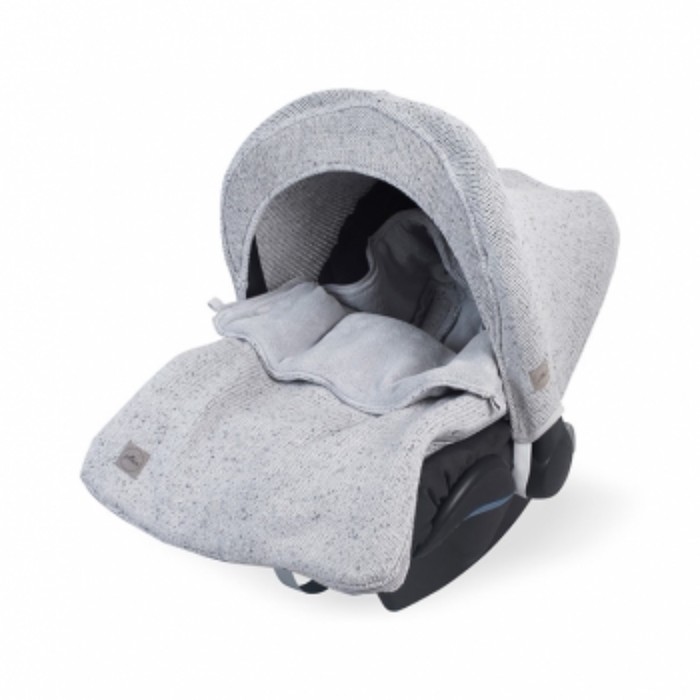 Конверт демисезонный Confetti knit, размер 42х82см, цвет серый