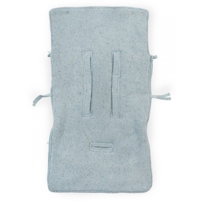 Конверт демисезонный Confetti knit, размер 42х82см, цвет серо-зелёный