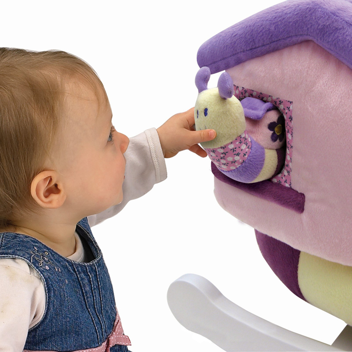 Качалка "Улитка", цвет розовый