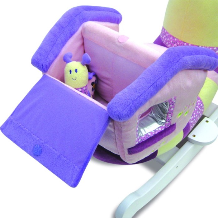 Качалка "Улитка", цвет розовый